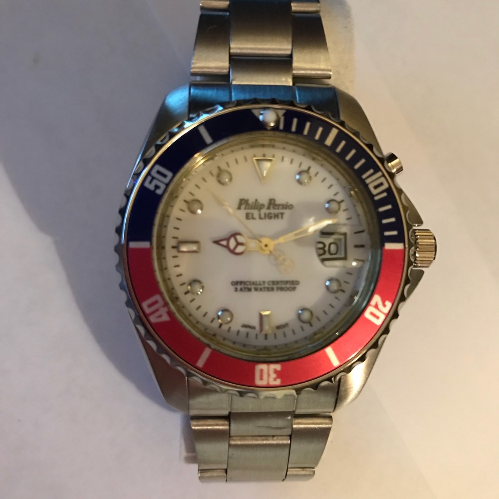 Philip Persio el light water proof men’s  watch